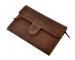 Vintage Handmade Unisex Purse Leather Genuine Crazy Horse Leather Credit Card/Id Passport Holder Money Wallets